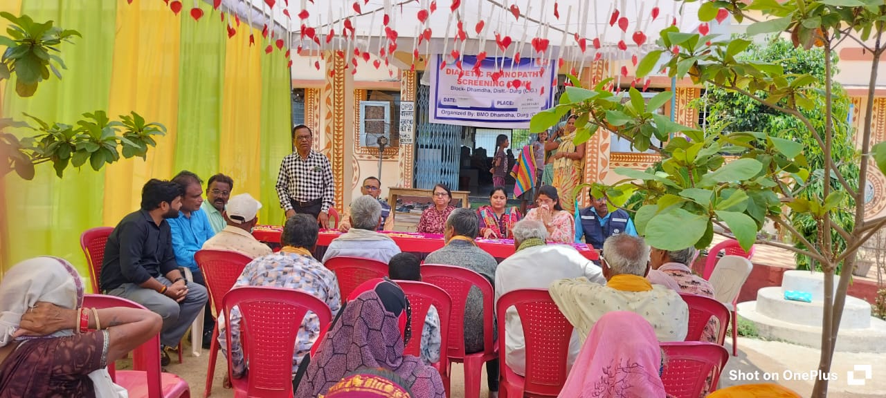 स्वास्थ्य केन्द्र मेड़ेसरा में डायबिटिक रेटिनोपैथी एवं डायबिटिक नेफ्रोपैथी स्क्रीनिंग का शुभारंभ एवं शिविर का आयोजन
